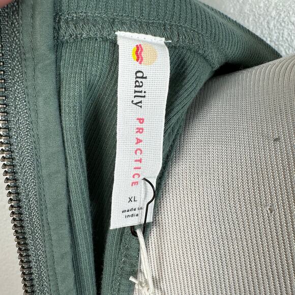 Daily Practice NWT by Anthropologie Women’s Sleeveless Halter Dress in Green XL - Picture 9 of 16